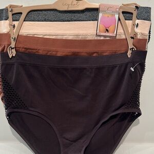 NWT Icy Hot (4) Pack Seamless High Waist Panties for all day wear. Size 2X